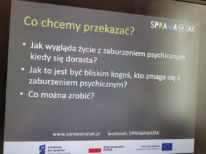 Warsztaty dla uczniów w ramach projektu „SPRAWA NA TAK”