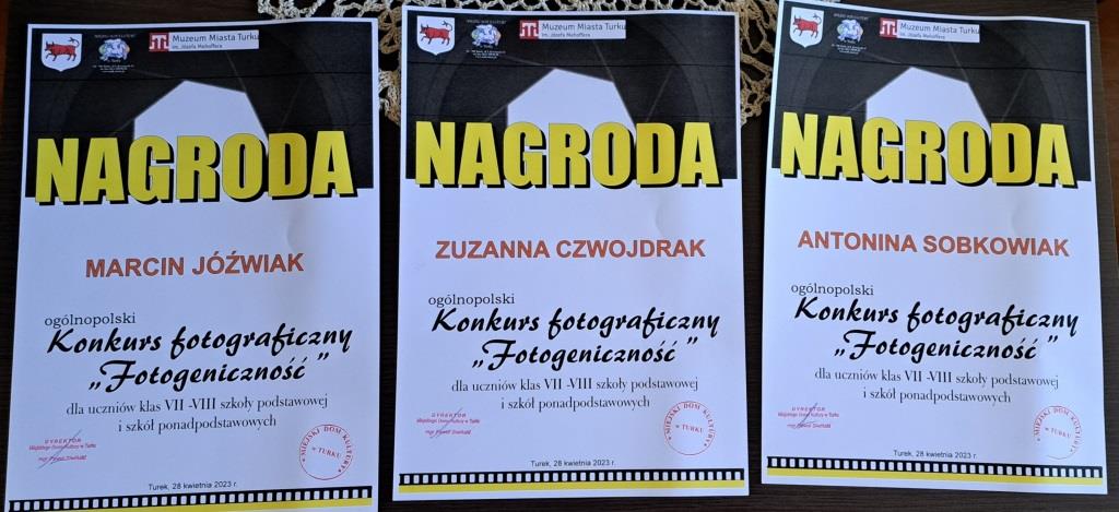 Konkurs Fotogeniczność Nagrody