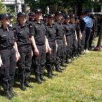 Kadeci klas policyjnych w hołdzie pomordowanym policjantom II RP (1)