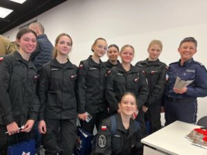 Podziękowania dla uczniów klas policyjnych (1)