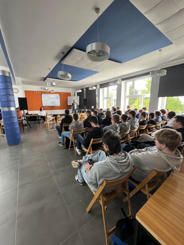spotkanie uczniów technikum