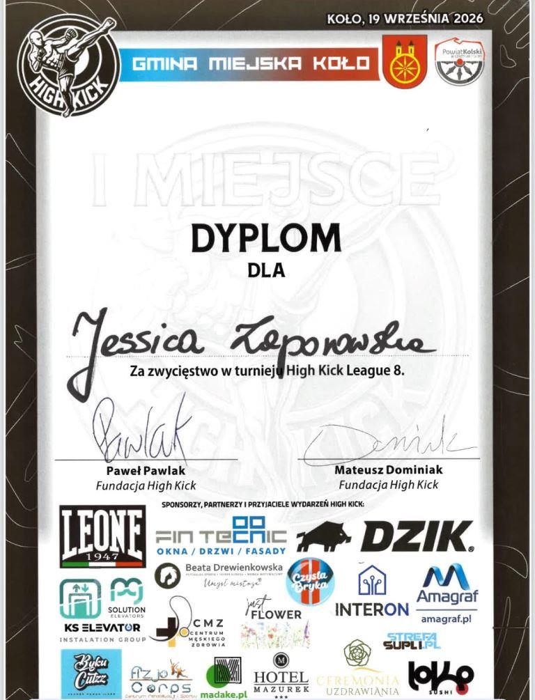 Dyplom Jesicy